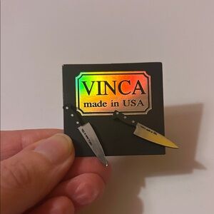 Modcloth Black and Silver Knife Earrings